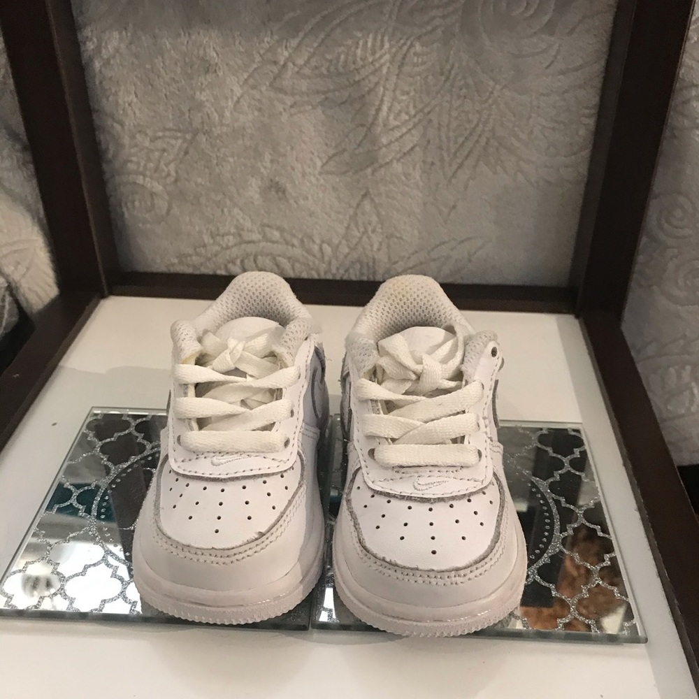 Infant White Air Force 1s